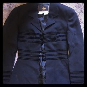 FENDI Vintage Lana/wool Suit (Blazer and Skirt)